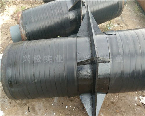 興松鋼管 專業(yè)生產(chǎn)福海鋼套鋼預(yù)制直埋固定墩并提供優(yōu)質(zhì)橡膠防塵套銷售服務(wù)